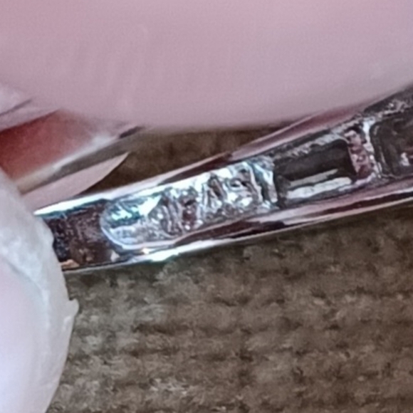 FAS 925 Silver Champagne Crystal Ring - Picture 2 of 12